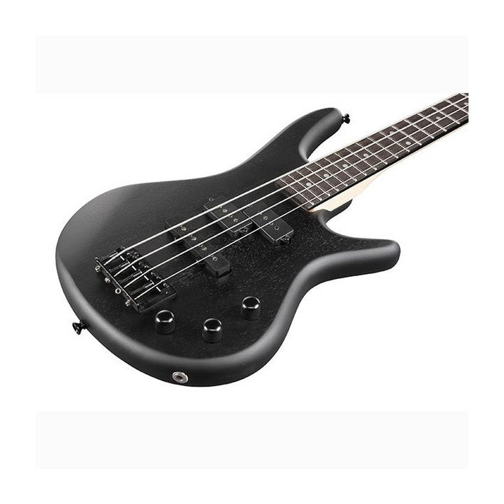 Ibanez GIO miKro GSRM20B Short-Scale Electric Bass Guitar — Weathered Black 2