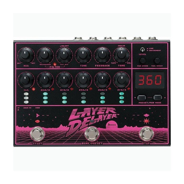 Ibanez LD303 Layer Delayer – Multi-Head Stereo Delay Pedal 1