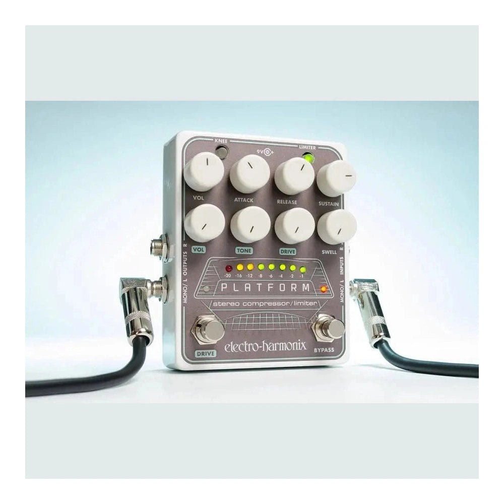 Electro-Harmonix Platform Stereo Compressor Guitar Pedal 5