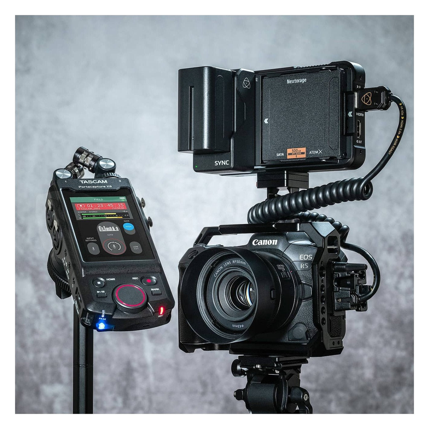 Tascam Portacapture X8 High-Resolution Multi-Track Handheld Recorder 10