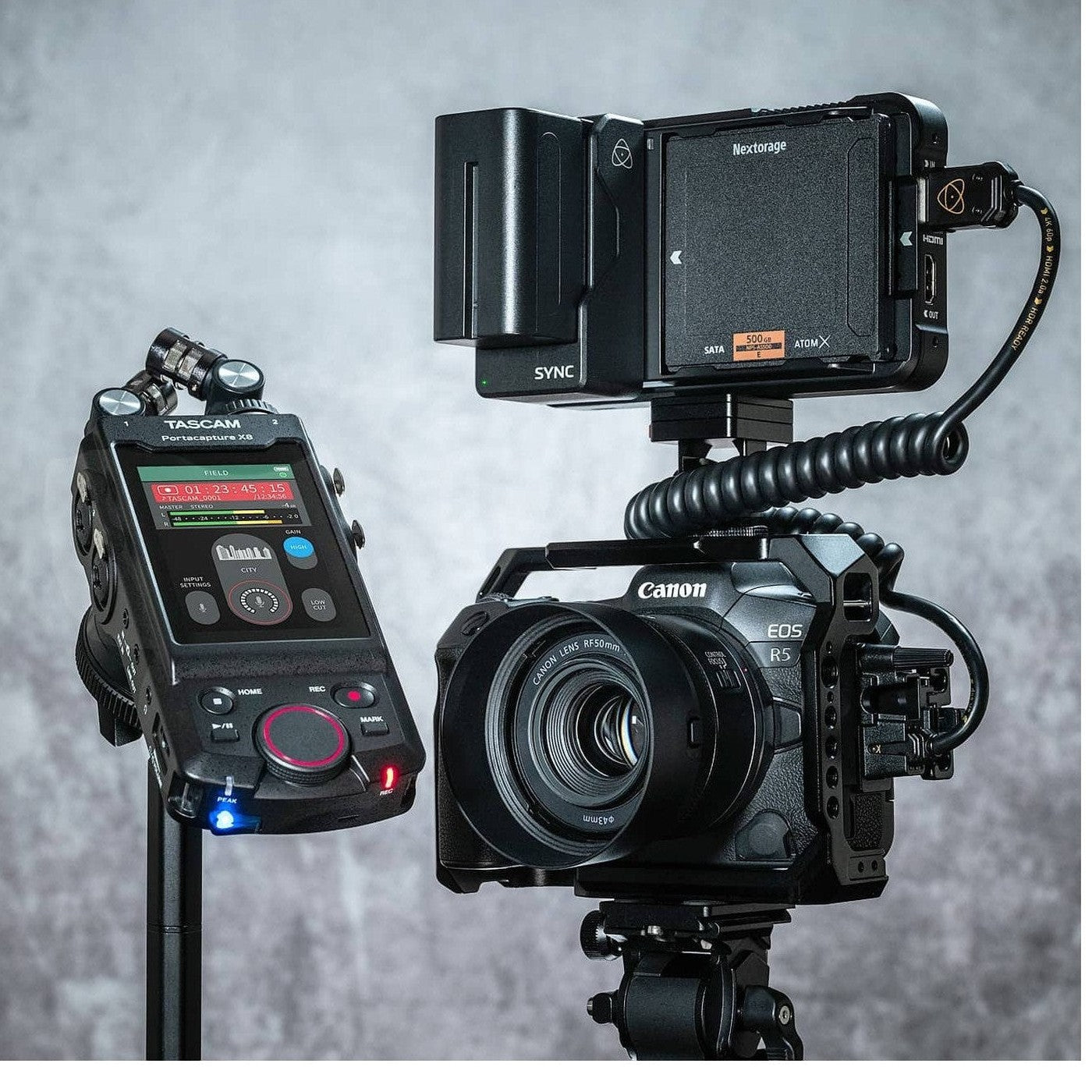 Tascam Portacapture X8 High-Resolution Multi-Track Handheld Recorder 10