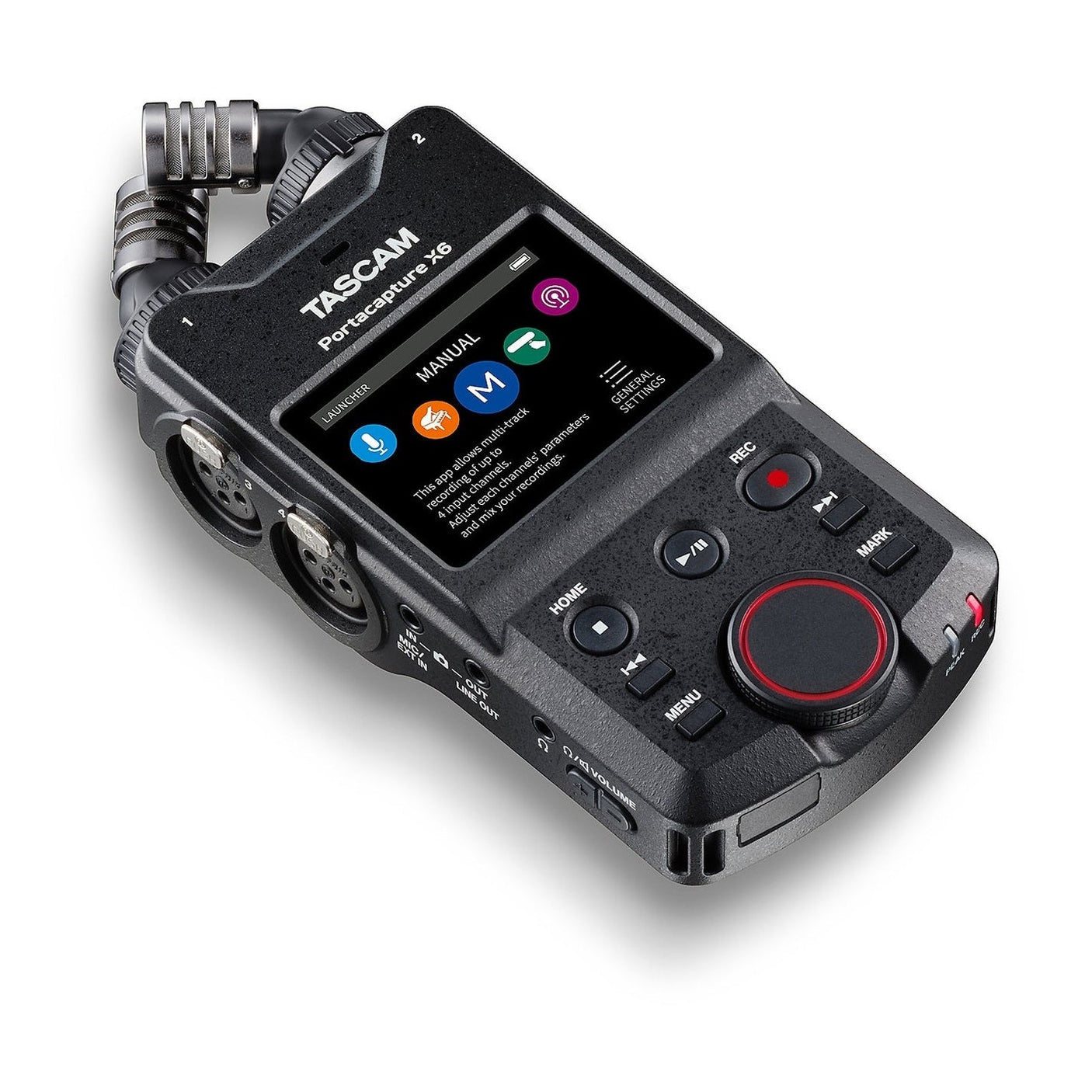 Tascam Portacapture X6 High-Resolution Multi-Track Handheld Recorder 2