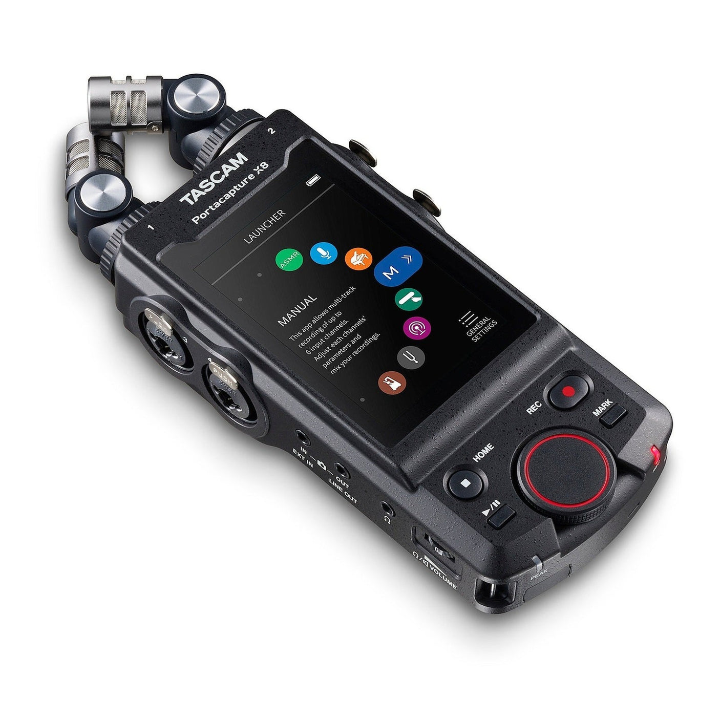 Tascam Portacapture X8 High-Resolution Multi-Track Handheld Recorder 2