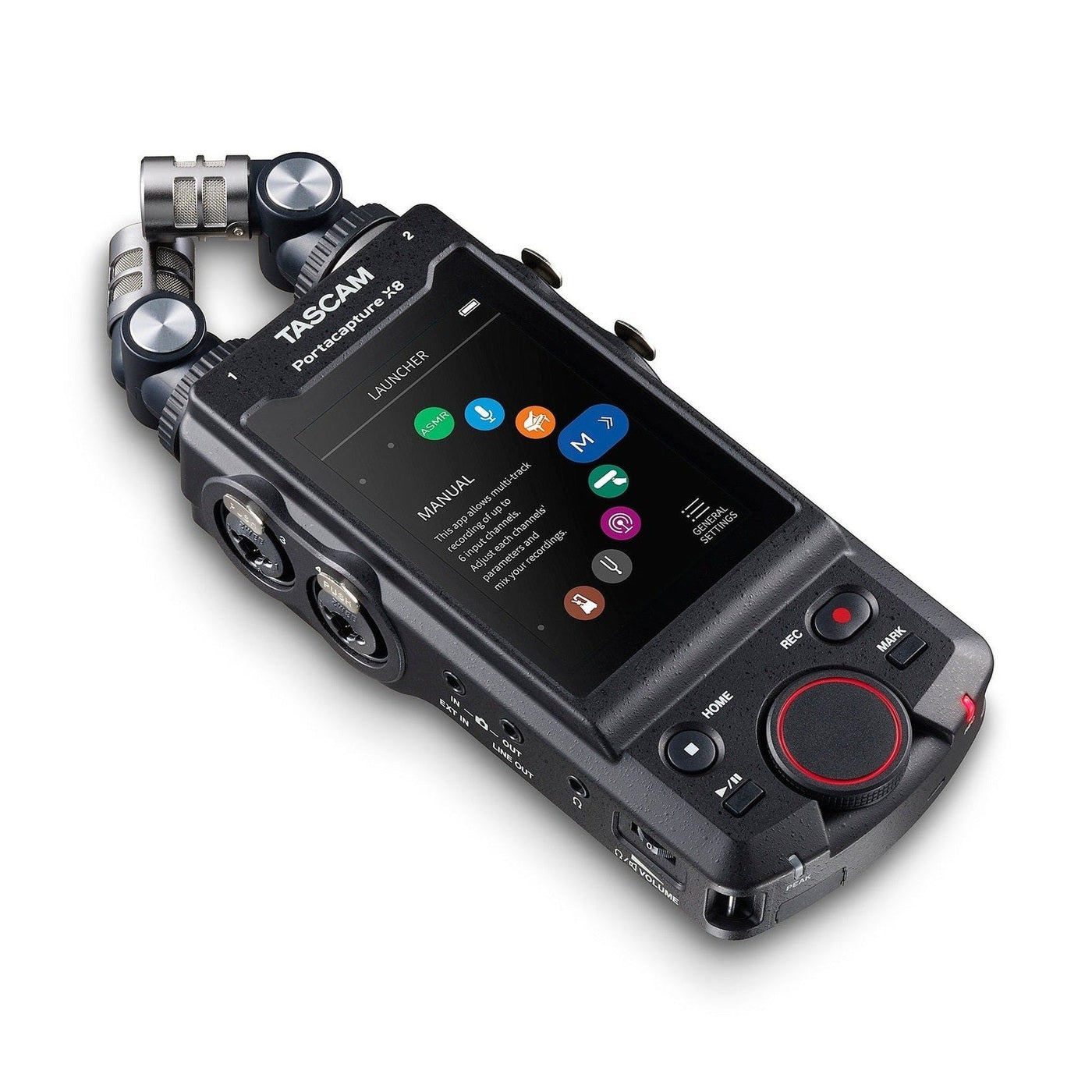 Tascam Portacapture X8 High-Resolution Multi-Track Handheld Recorder 2