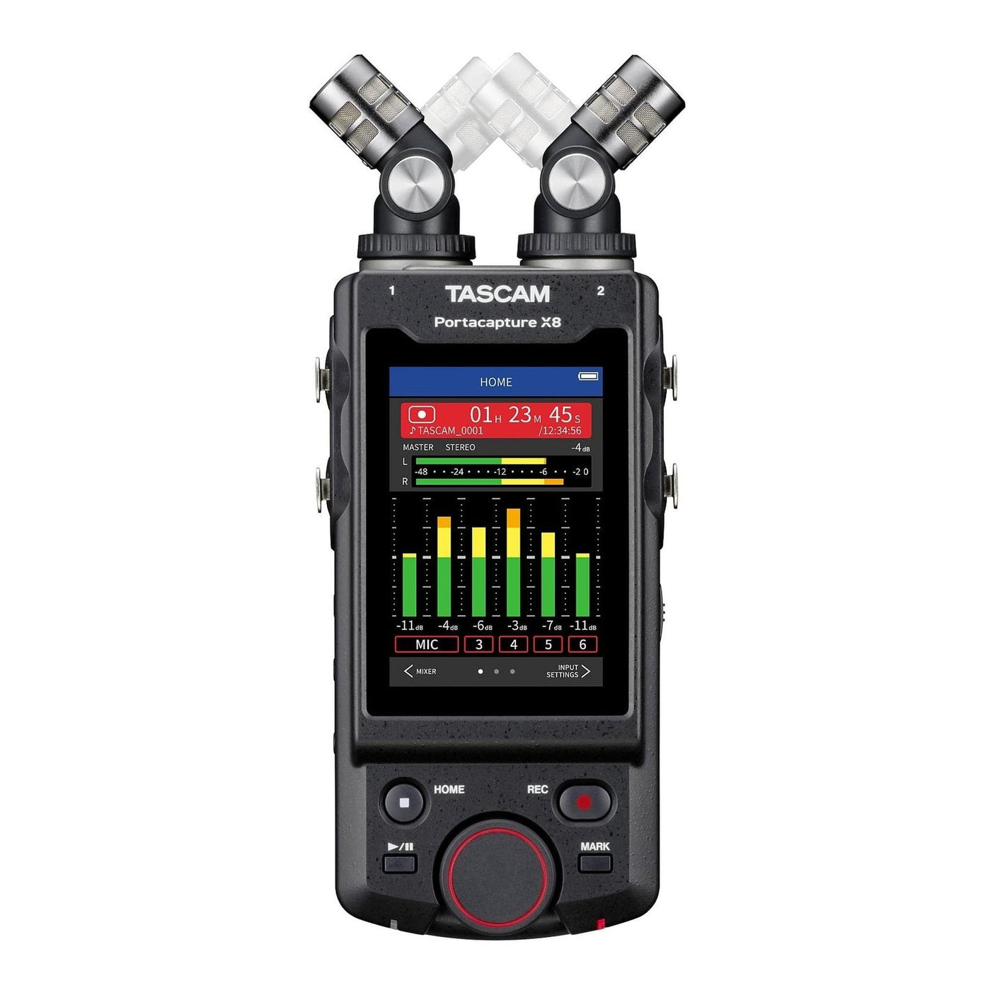 Tascam Portacapture X8 High-Resolution Multi-Track Handheld Recorder 1