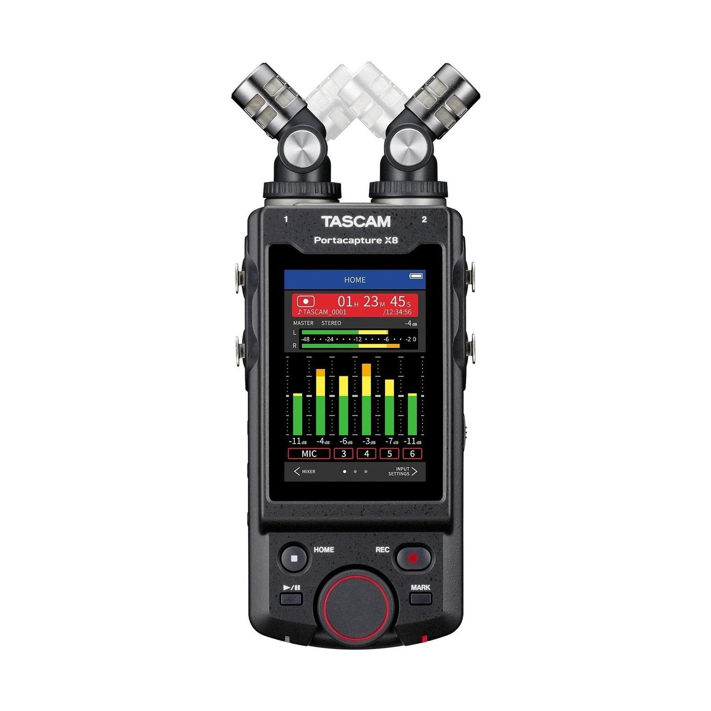 Tascam Portacapture X8 High-Resolution Multi-Track Handheld Recorder 1