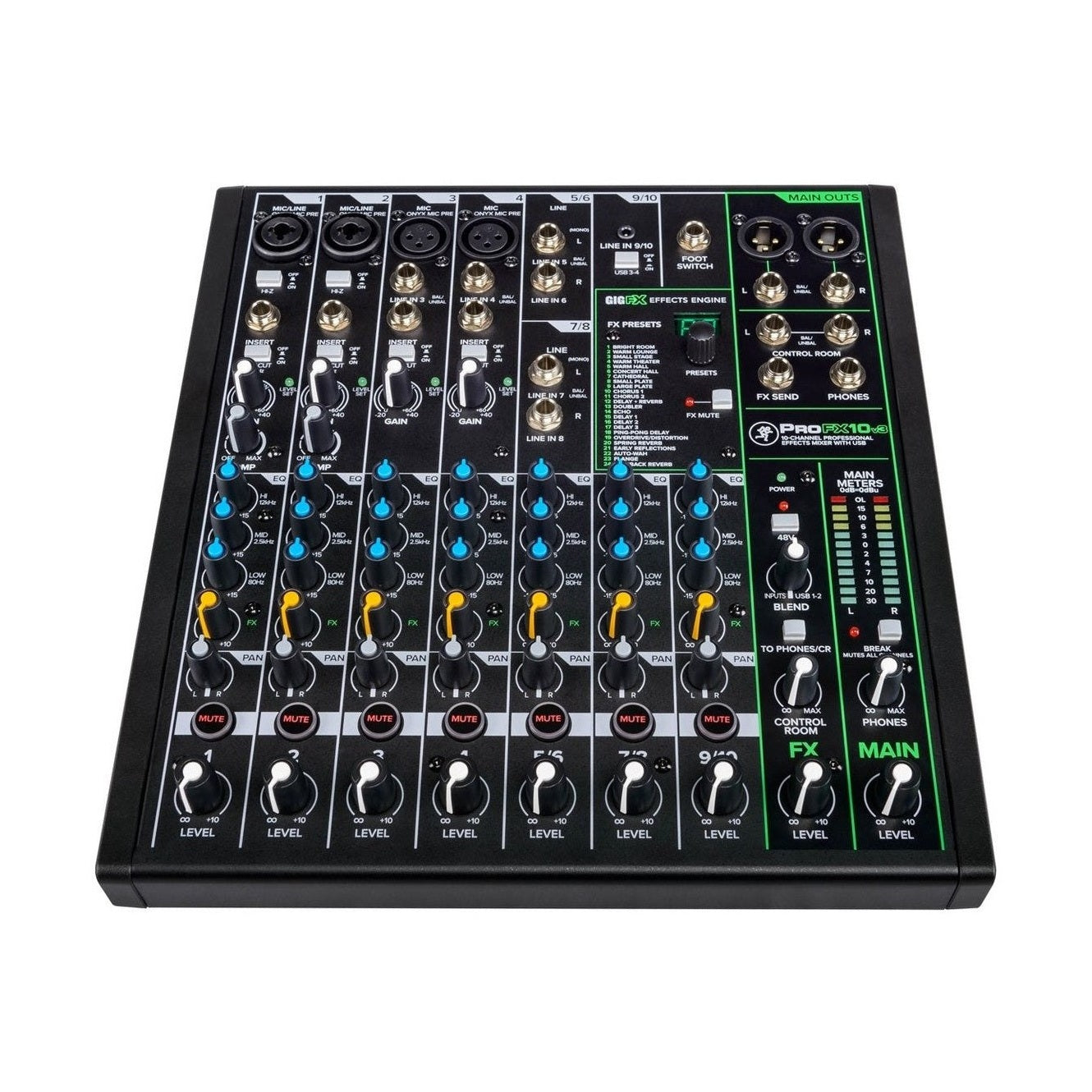 Mackie ProFX10v3 10-Channel Analogue Mixer With USB Interface & Effects 4