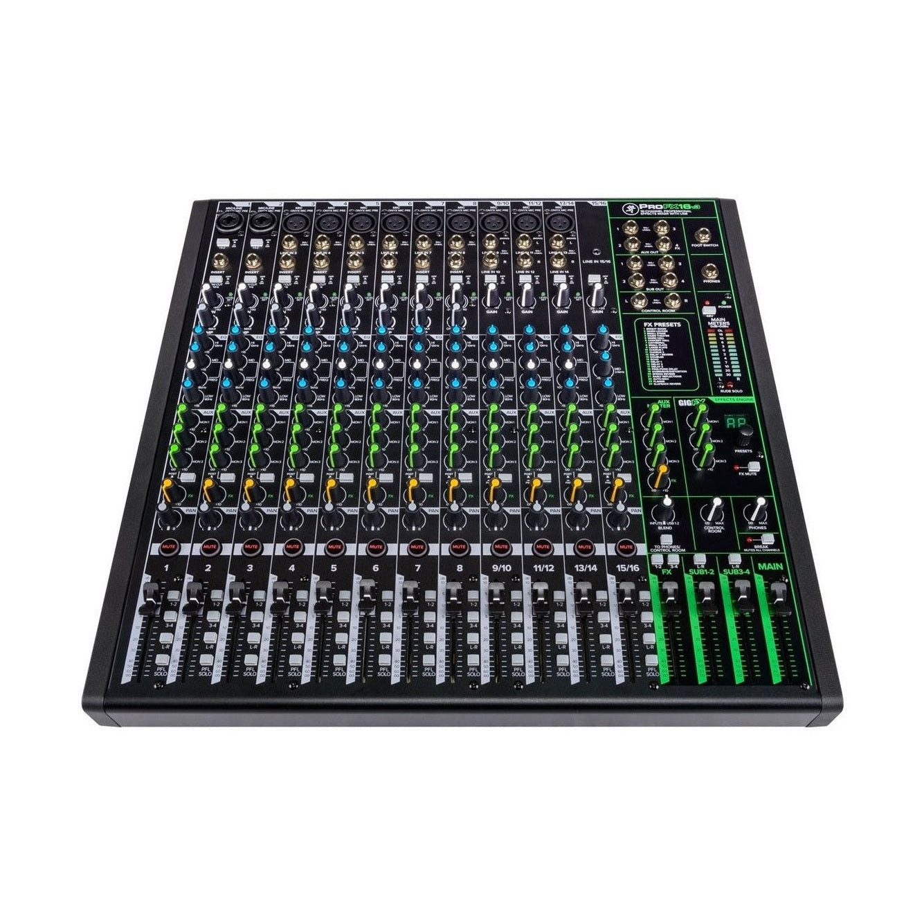 Mackie ProFX16v3 16-Channel Analogue Mixer With USB Interface & Effects 4