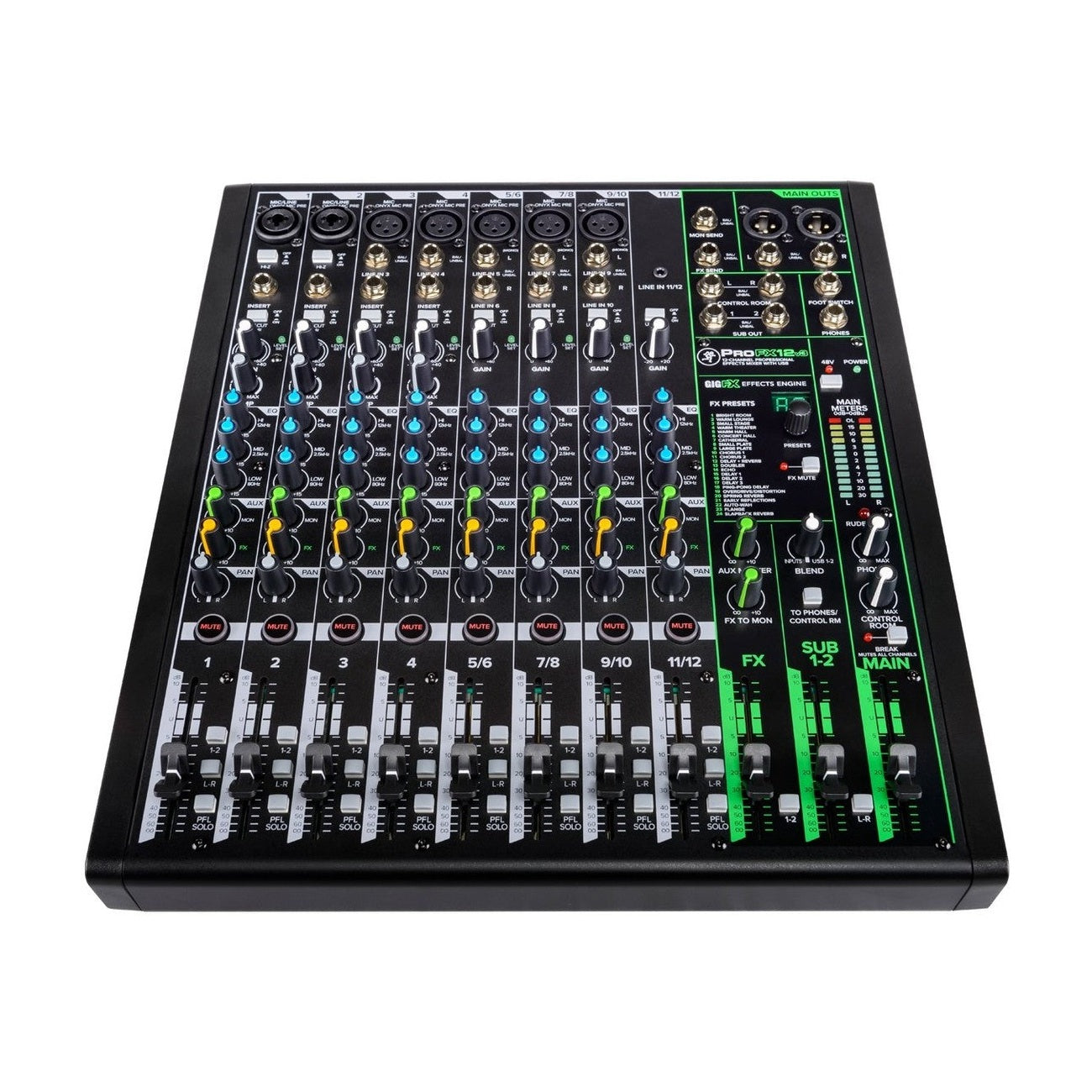 Mackie ProFX12v3 12-Channel Analogue Mixer With USB Interface & Effects 4