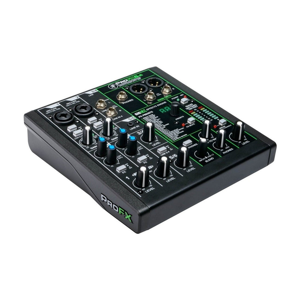 Mackie ProFX6v3 6-Channel Analogue Mixer With USB Interface & Effects 5