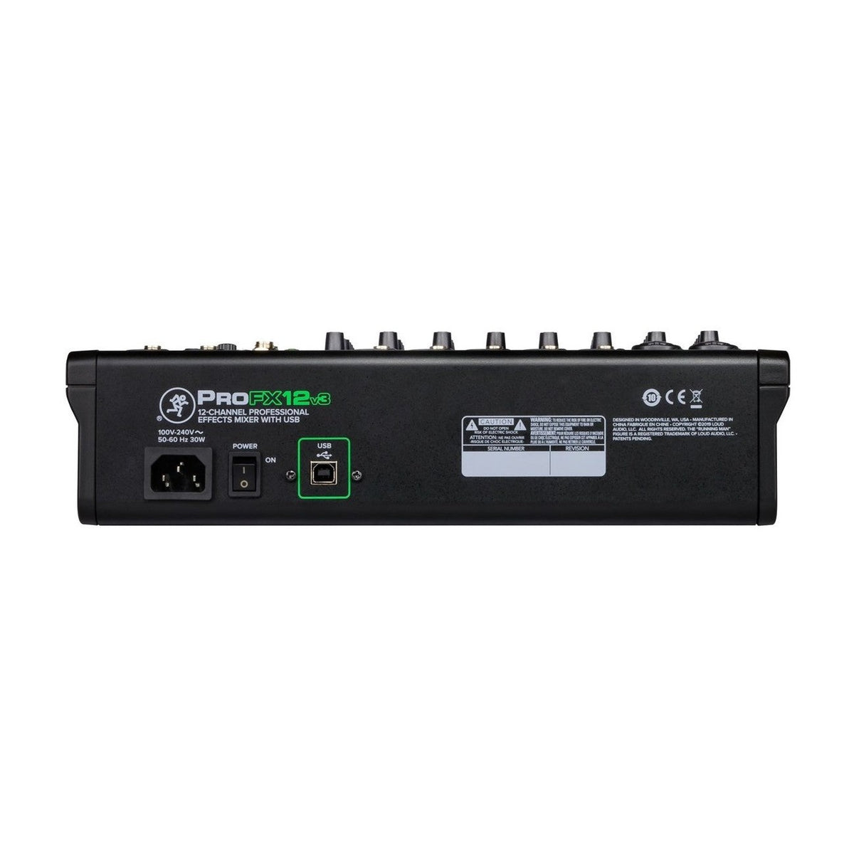 Mackie ProFX12v3 12-Channel Analogue Mixer With USB Interface & Effects 6