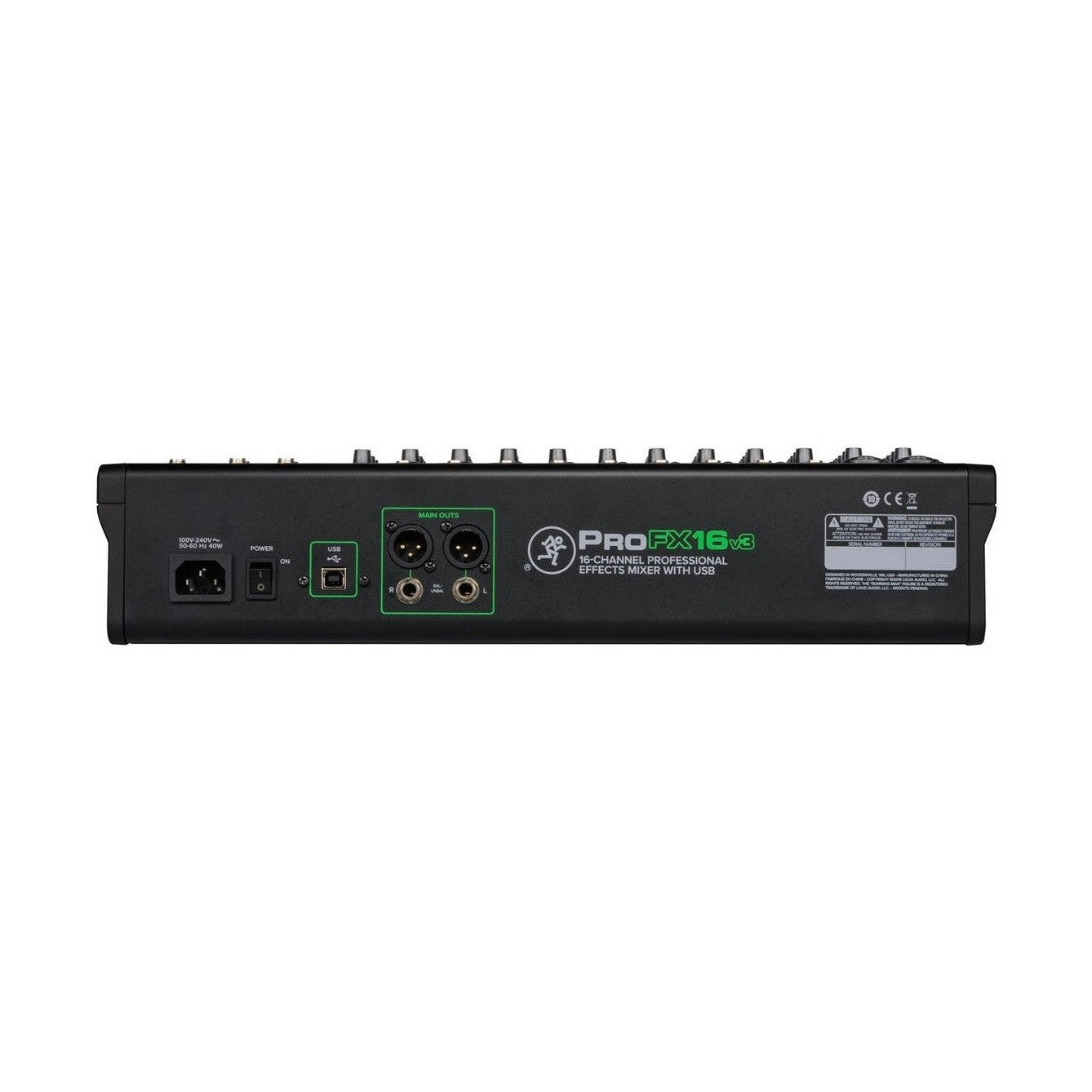 Mackie ProFX16v3 16-Channel Analogue Mixer With USB Interface & Effects 6
