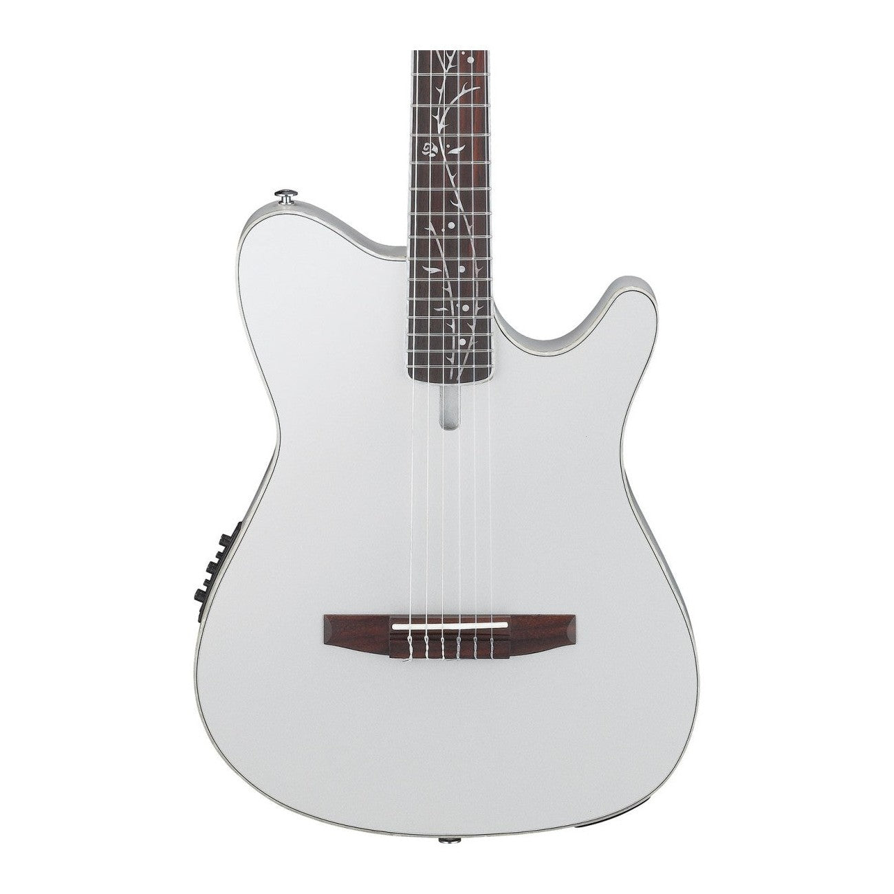 Ibanez TOD10N Tim Henson Signature Nylon-String Acoustic-Electric Guitar — Transparent Black Flat