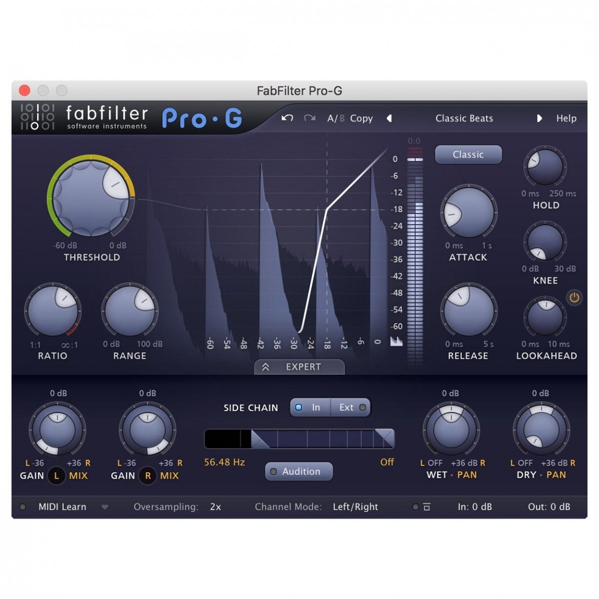 FabFilter Pro-G Gate/Expander Plug-In (Download)