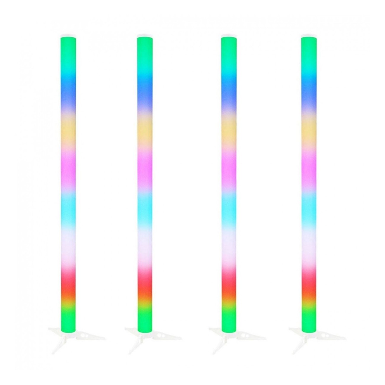 Equinox Pulse Tube Colour Changing RGB LED Tube - Four Pack 1