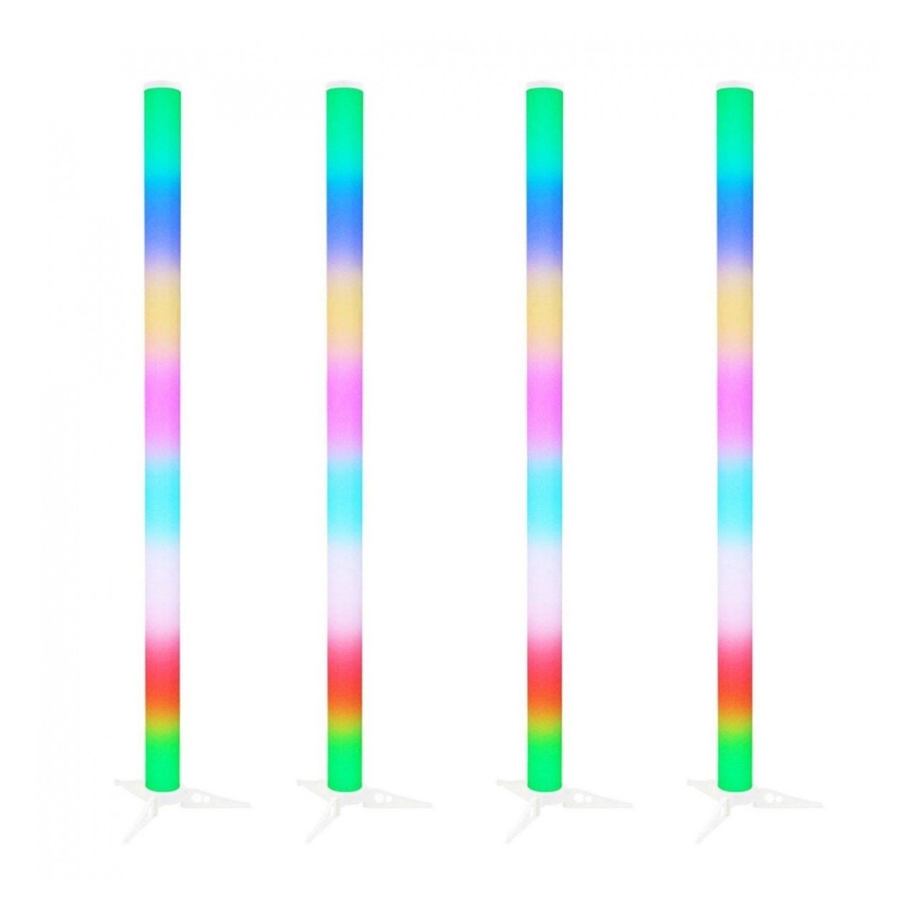 Equinox Pulse Tube Colour Changing RGB LED Tube - Four Pack 1