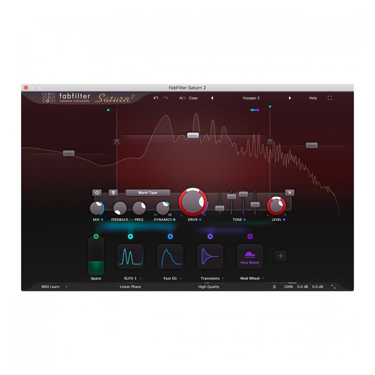 FabFilter Saturn 2 Multiband Distortion/Saturation Plug-In Download 1