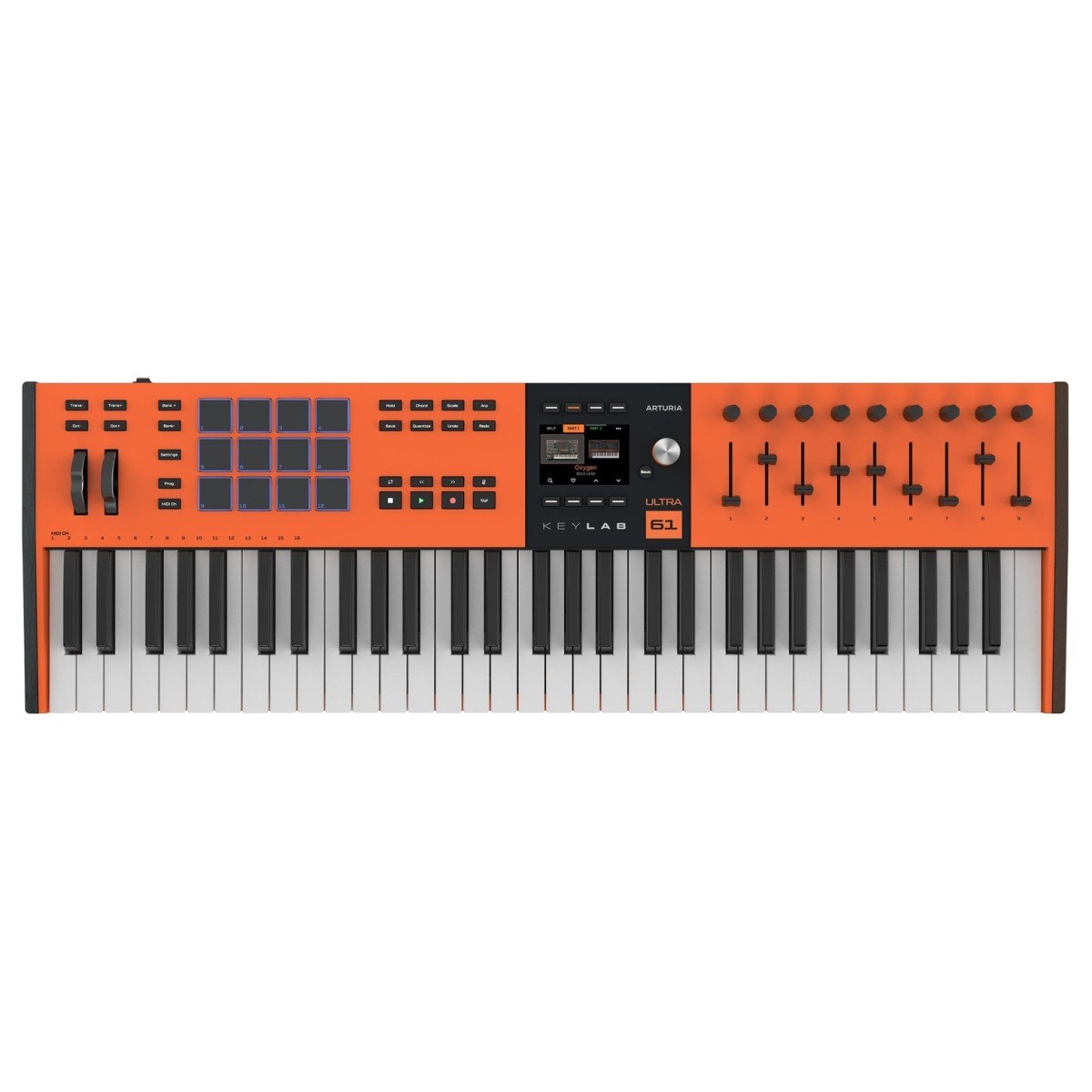 Arturia KeyLab 61 MK3 Ultra Edition Universal MIDI Controller — Orange