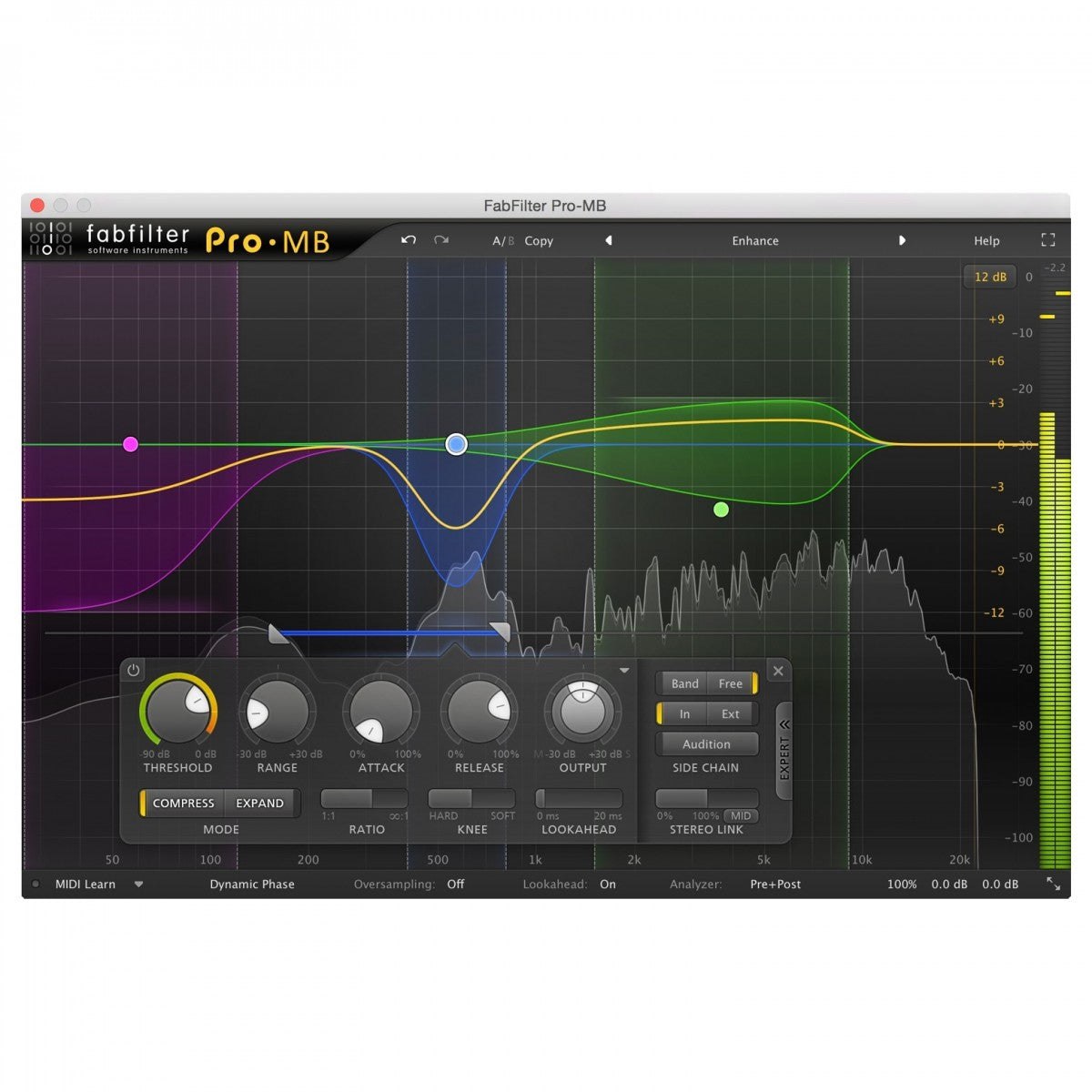 FabFilter Pro-MB Multiband Dynamics Plug-In (Download)