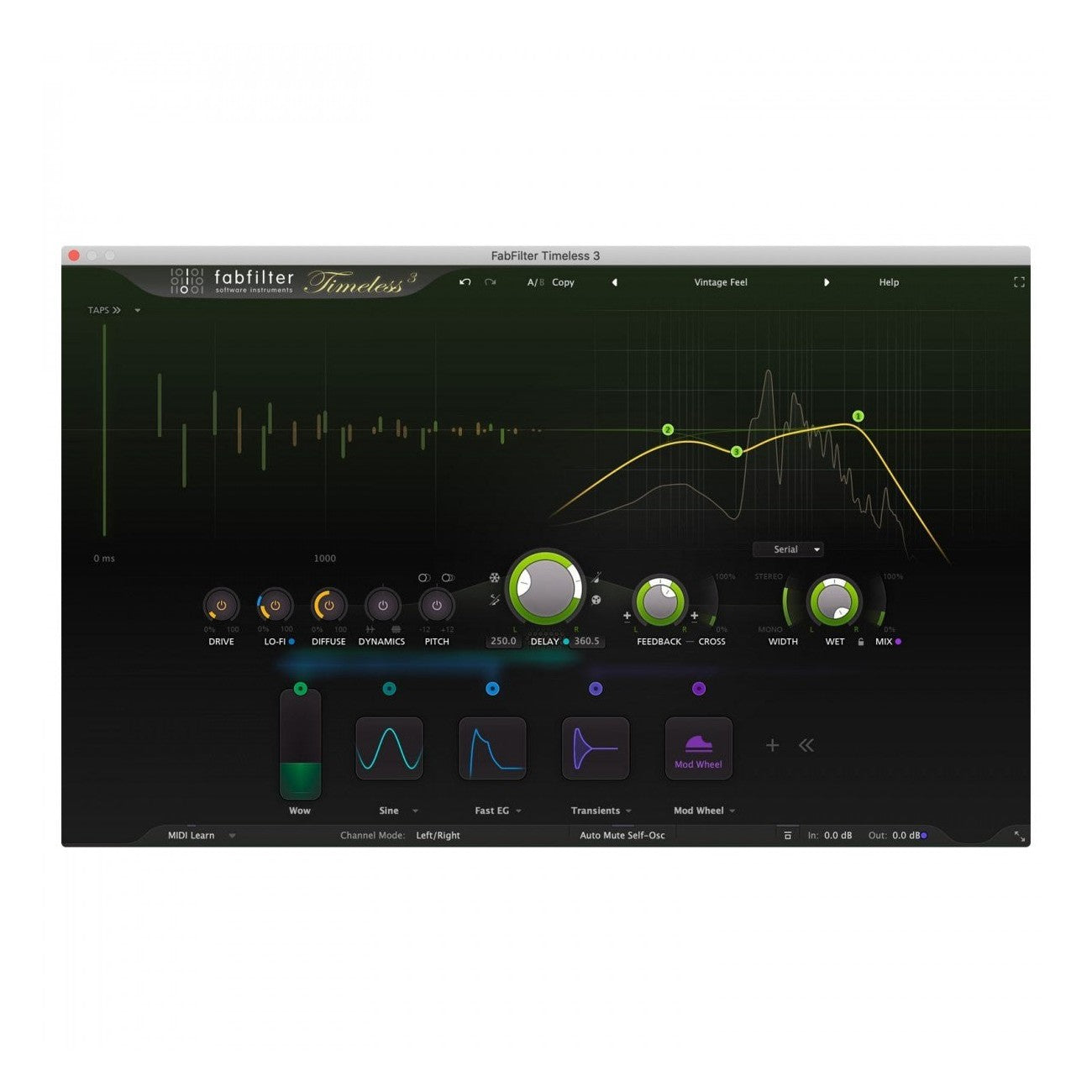 FabFilter Timeless 3 Tape Delay Plug-In Download 1