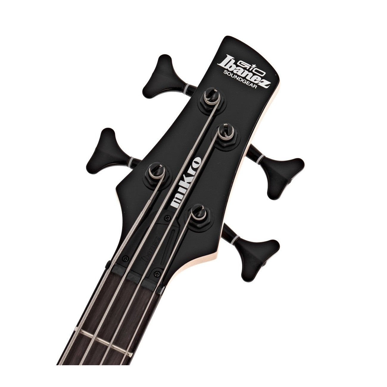 Ibanez GIO miKro GSRM20B Short-Scale Electric Bass Guitar — Walnut Finish 6