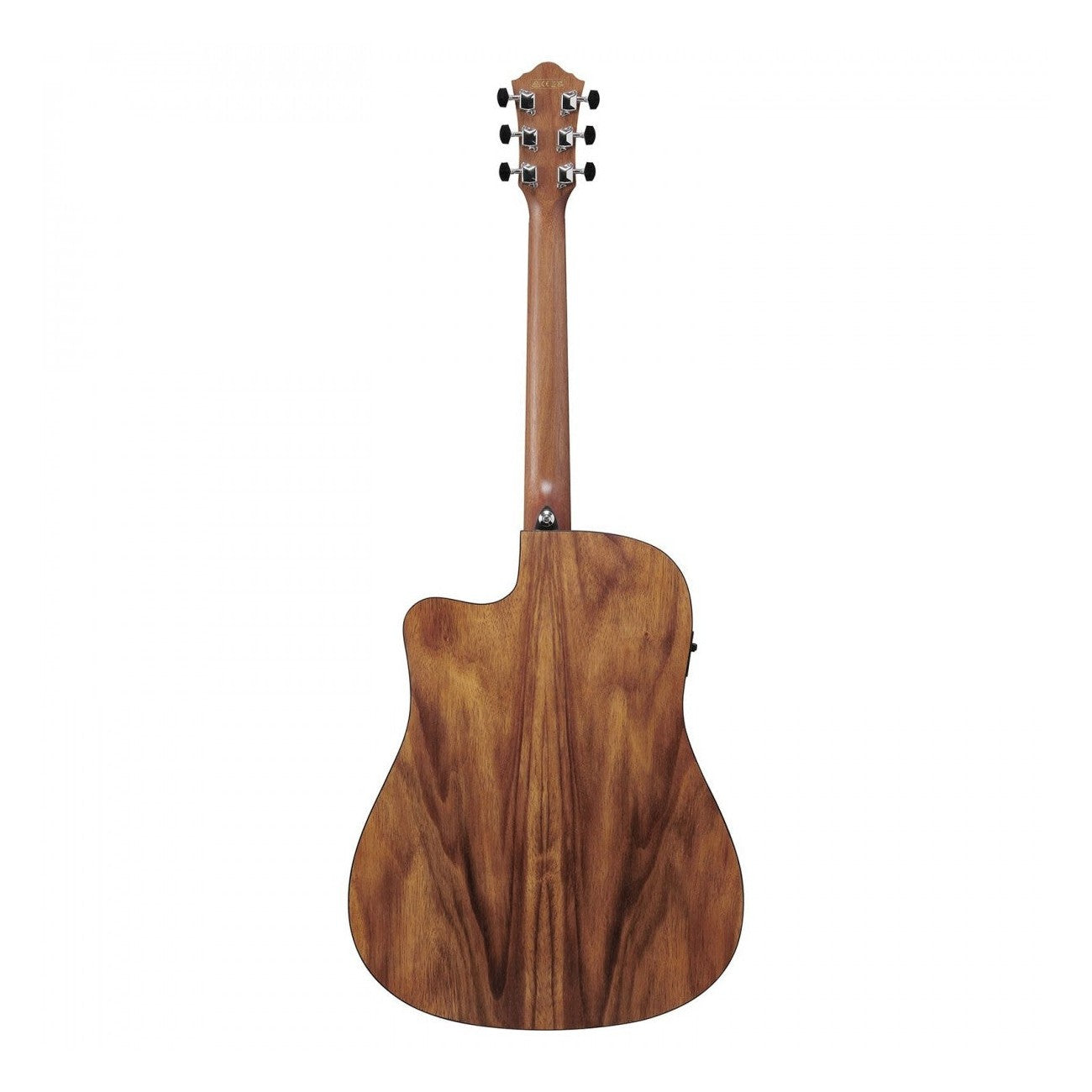 Ibanez V40WSCE Dreadnought Acoustic-Electric Guitar — White Siris, Open Pore Brown