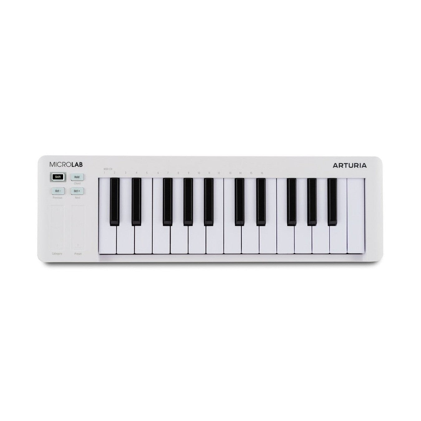 Arturia MicroLab MK3 Compact 25-Key MIDI Keyboard Controller – White 1
