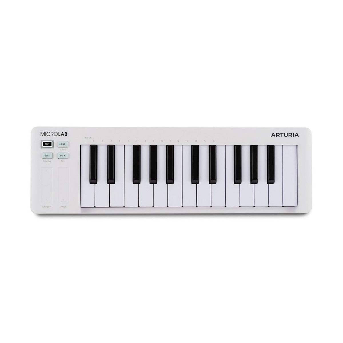 Arturia MicroLab MK3 Compact 25-Key MIDI Keyboard Controller – White 1