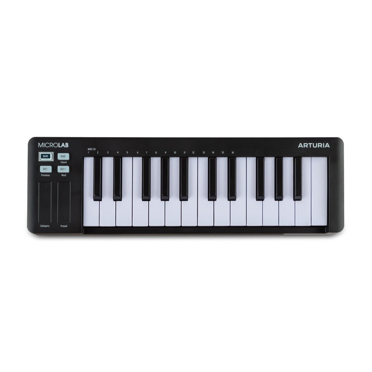 Arturia MicroLab MK3 Compact 25-Key MIDI Keyboard Controller – Black 1