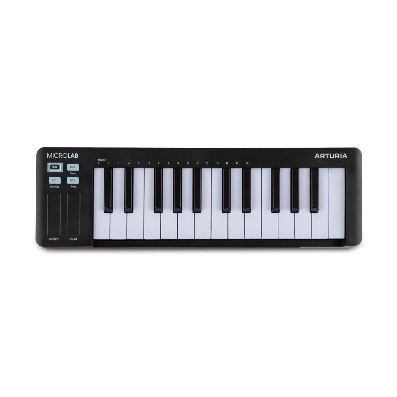 Arturia MicroLab MK3 Compact 25-Key MIDI Keyboard Controller – Black 1