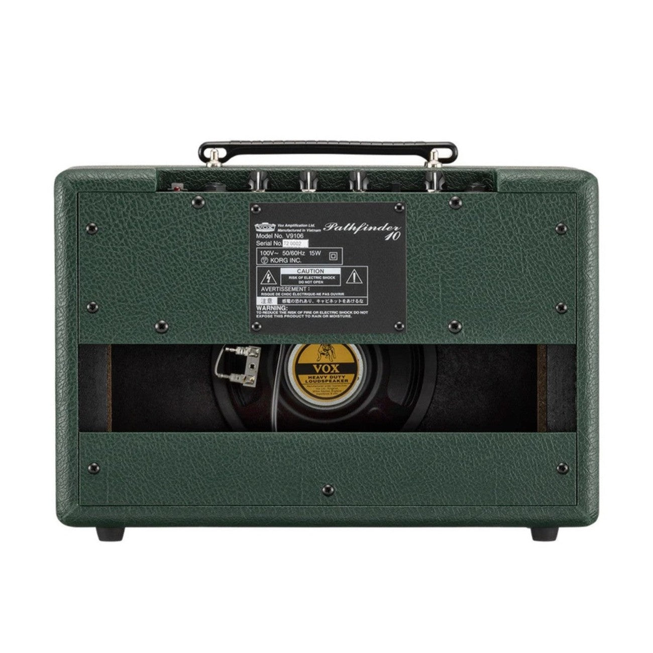 Vox Pathfinder 10 BRG - 10W Solid-State Guitar Combo Amplifier Limited Edition British Racing Green 3