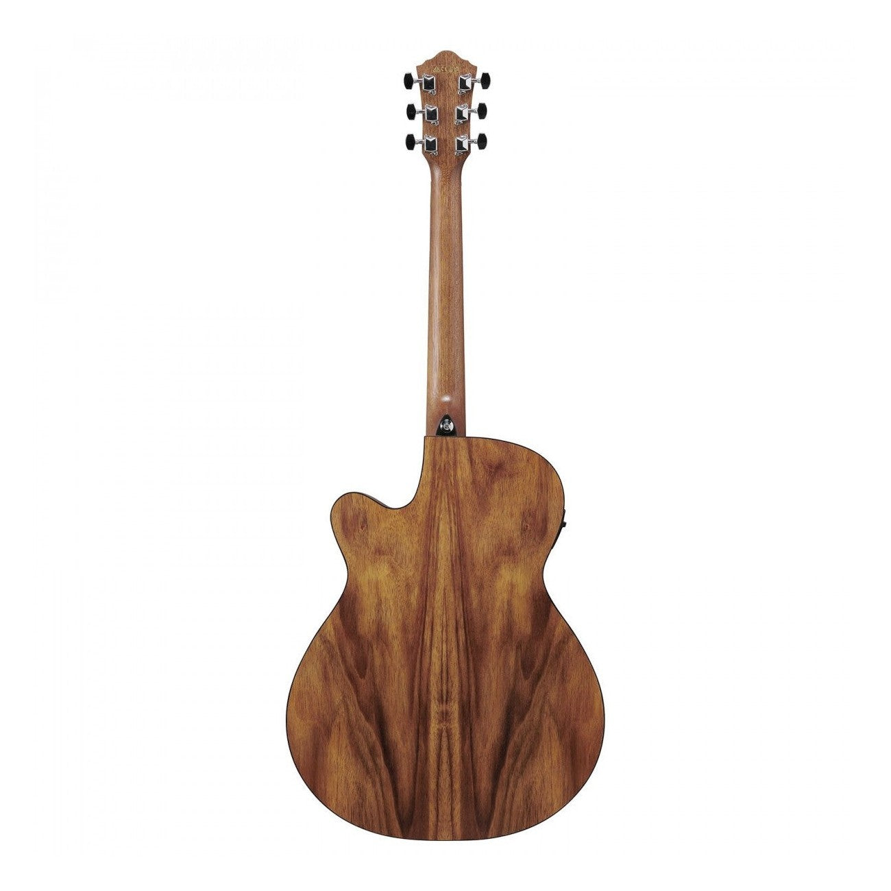 Ibanez VC40WSCE Grand Concert Acoustic-Electric Guitar — White Siris, Open Pore Brown