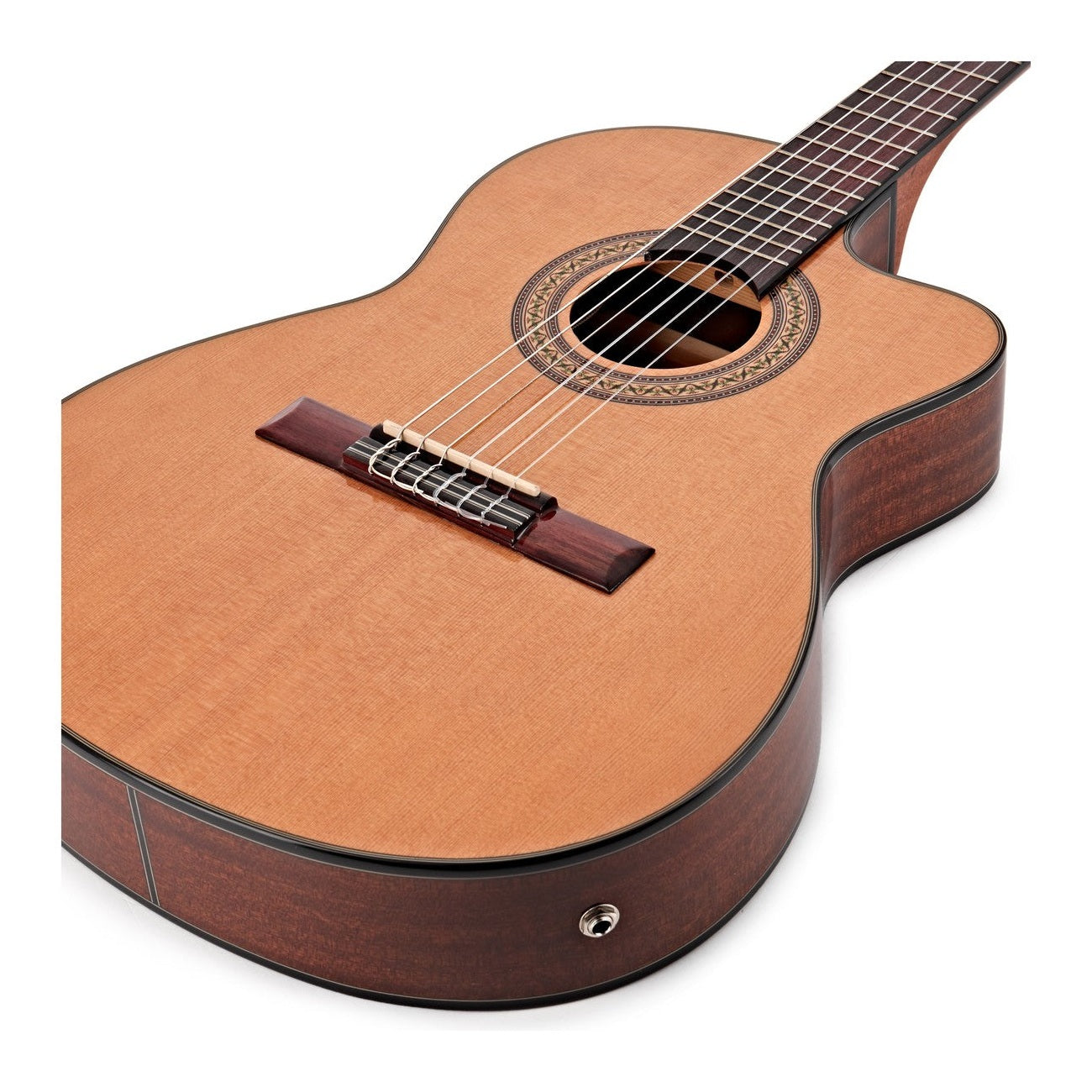 Ibanez GA5TCE Thinline Classical Acoustic-Electric Guitar — Amber