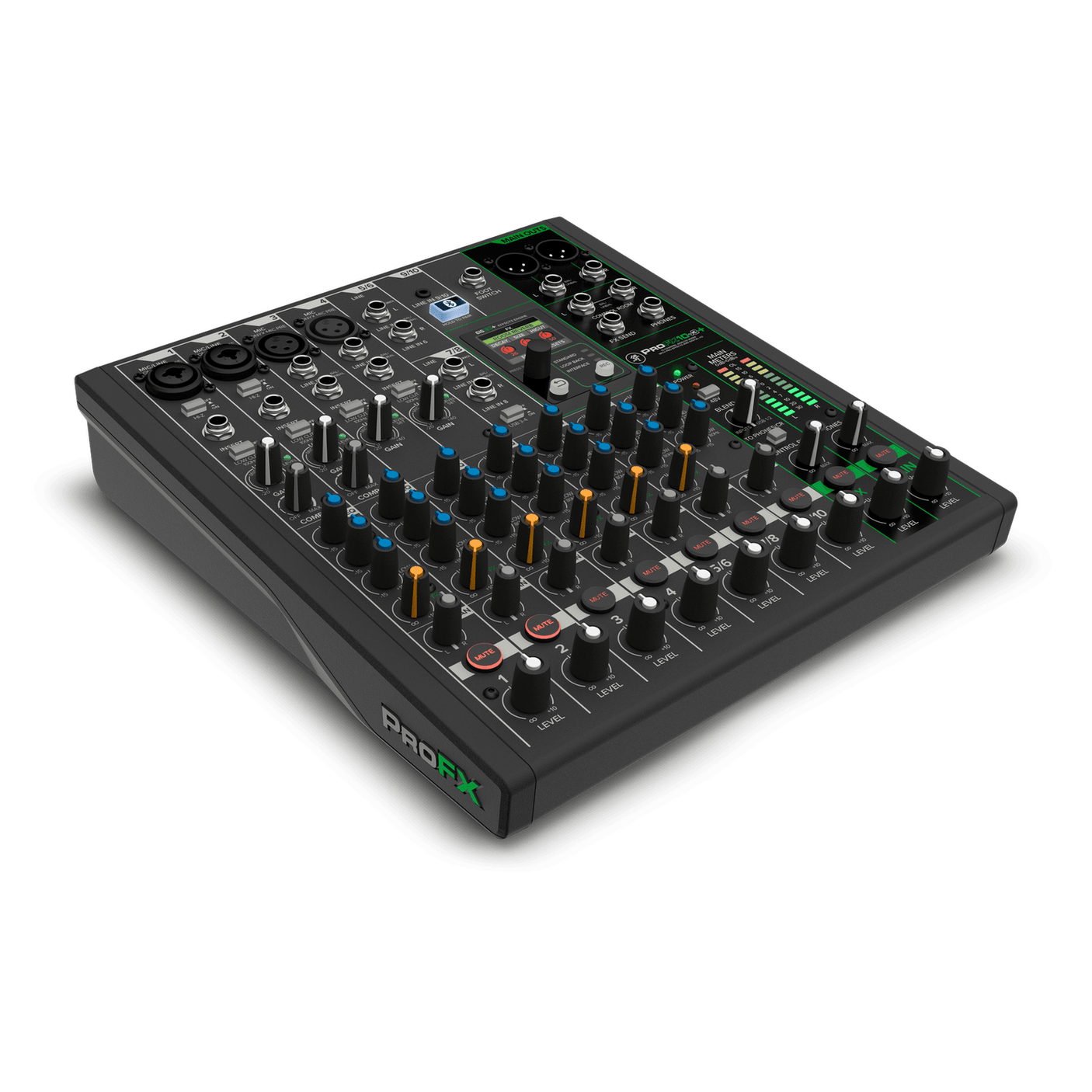 Mackie ProFX10v3+ 10-Channel Analogue Mixer With USB-C, Bluetooth & GigFX+ 2
