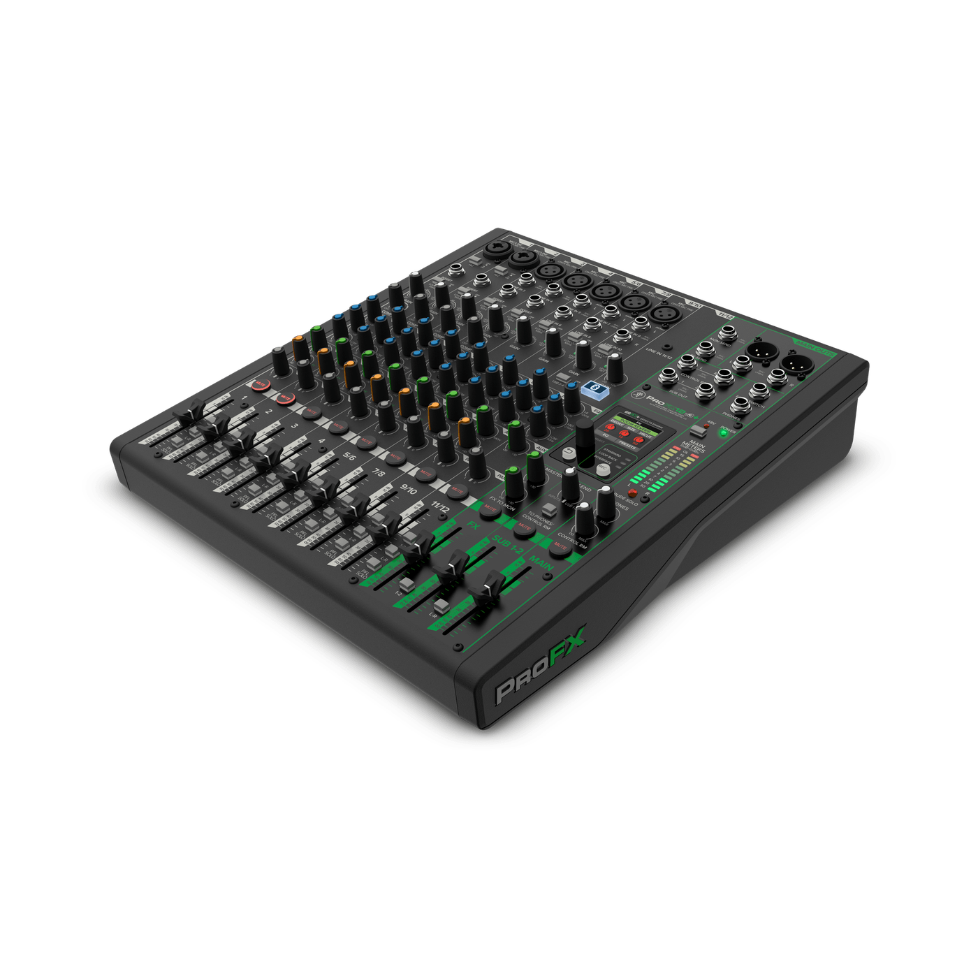 Mackie ProFX12v3+ 12-Channel Analogue Mixer With USB-C, Bluetooth & GigFX+ 1