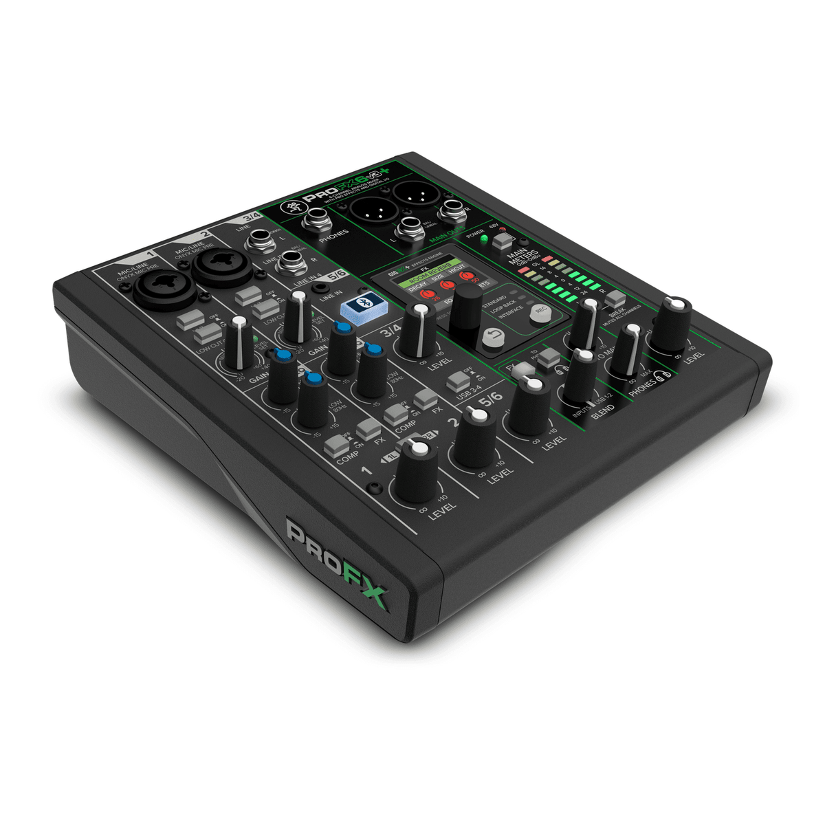 Mackie ProFX6v3+ 6-Channel Analogue Mixer with USB Interface & FX 3