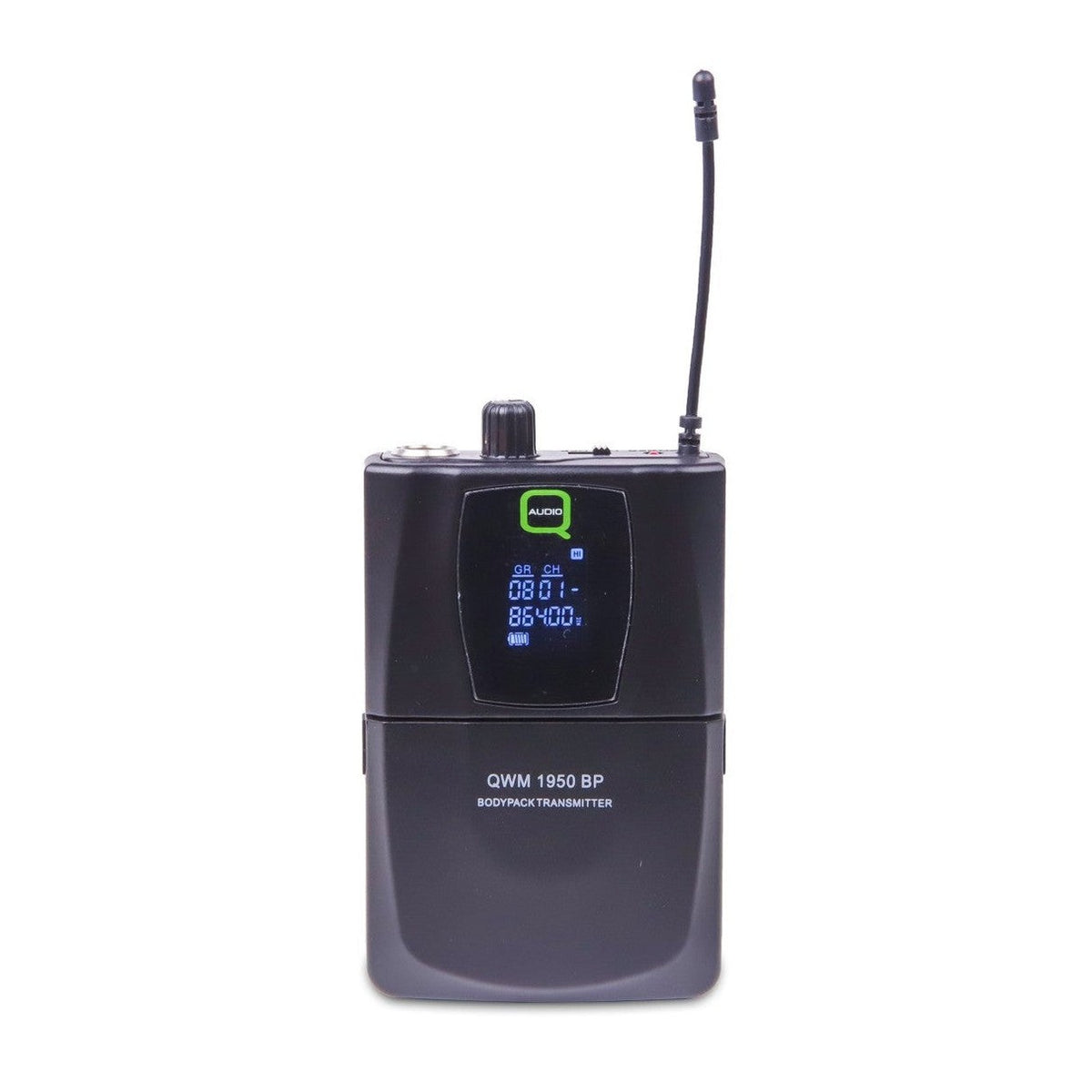Q-Audio QWM 1950 HH+BP UHF Antenna Diversity Dual Wireless Handheld + Beltpack System 2
