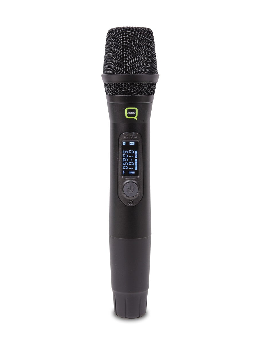 Q-Audio QWM 1950 HH UHF Antenna Diversity Dual Wireless Handheld System