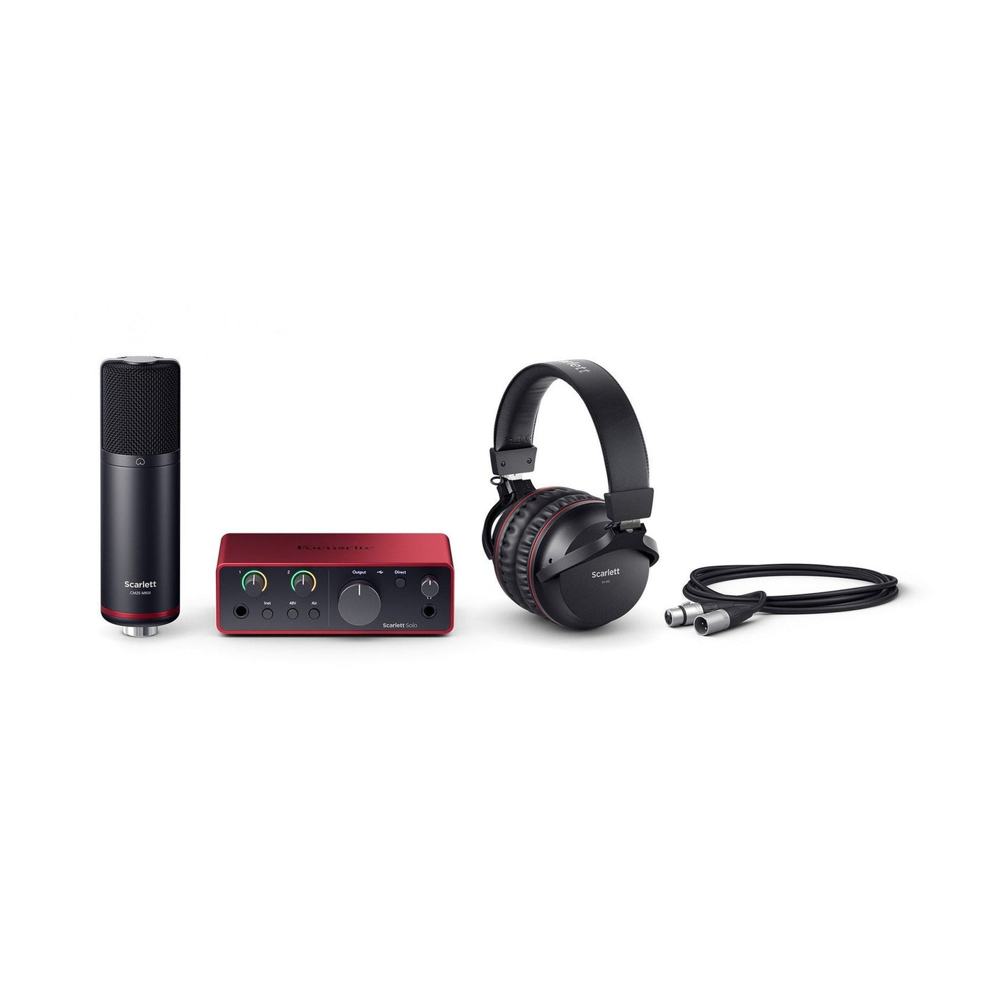 Focusrite Scarlett Solo Studio 4th Gen Audio Interface Bundle 2