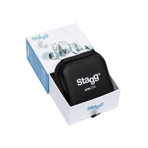 Stagg SPM-235 2 Driver Sound-Isolating In-Ear Monitors, Transparent 3
