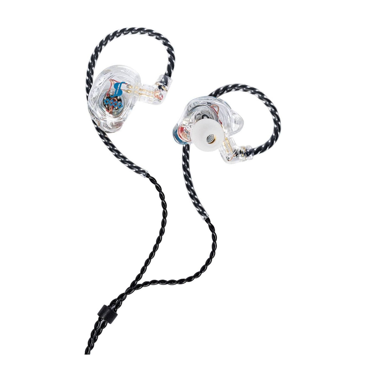 Stagg SPM-435 4 Driver Sound-Isolating In-Ear Monitors, Transparent 1