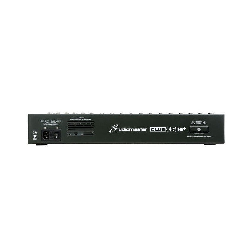 Studiomaster CLUB XS16+ 16-Channel Mixing Desk with Bluetooth, USB/SD & DSP Effects 4