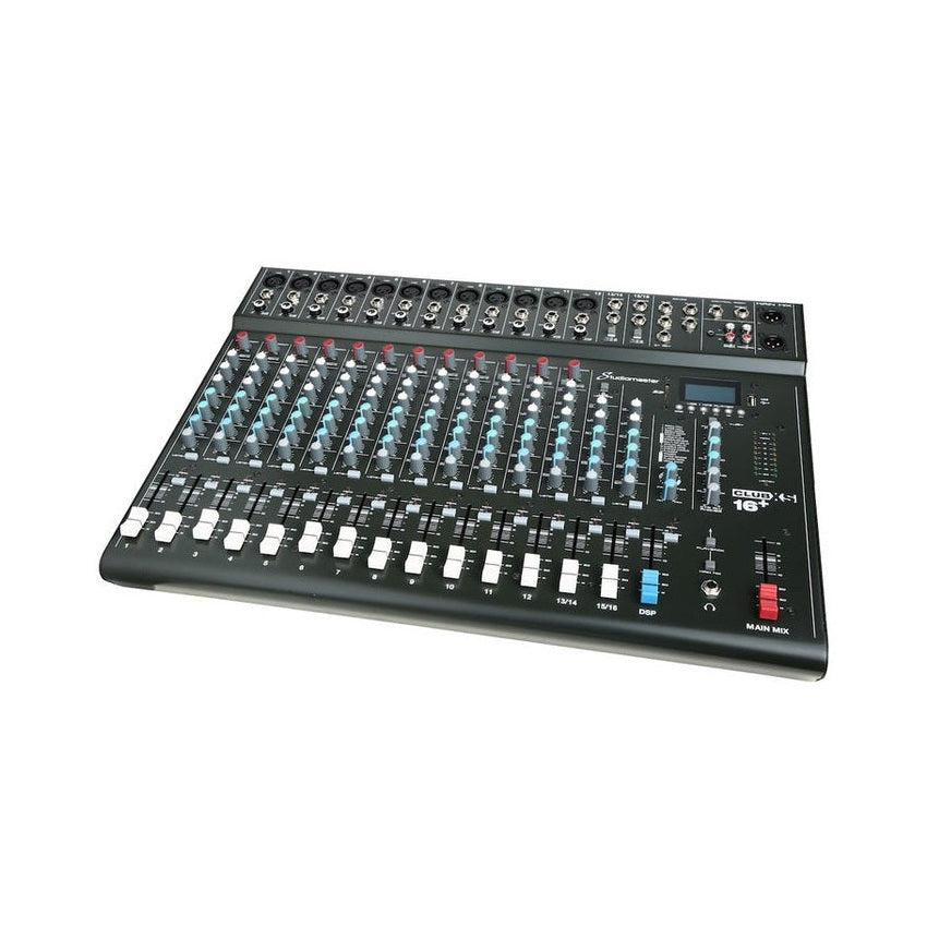 Studiomaster CLUB XS16+ 16-Channel Mixing Desk with Bluetooth, USB/SD & DSP Effects 3