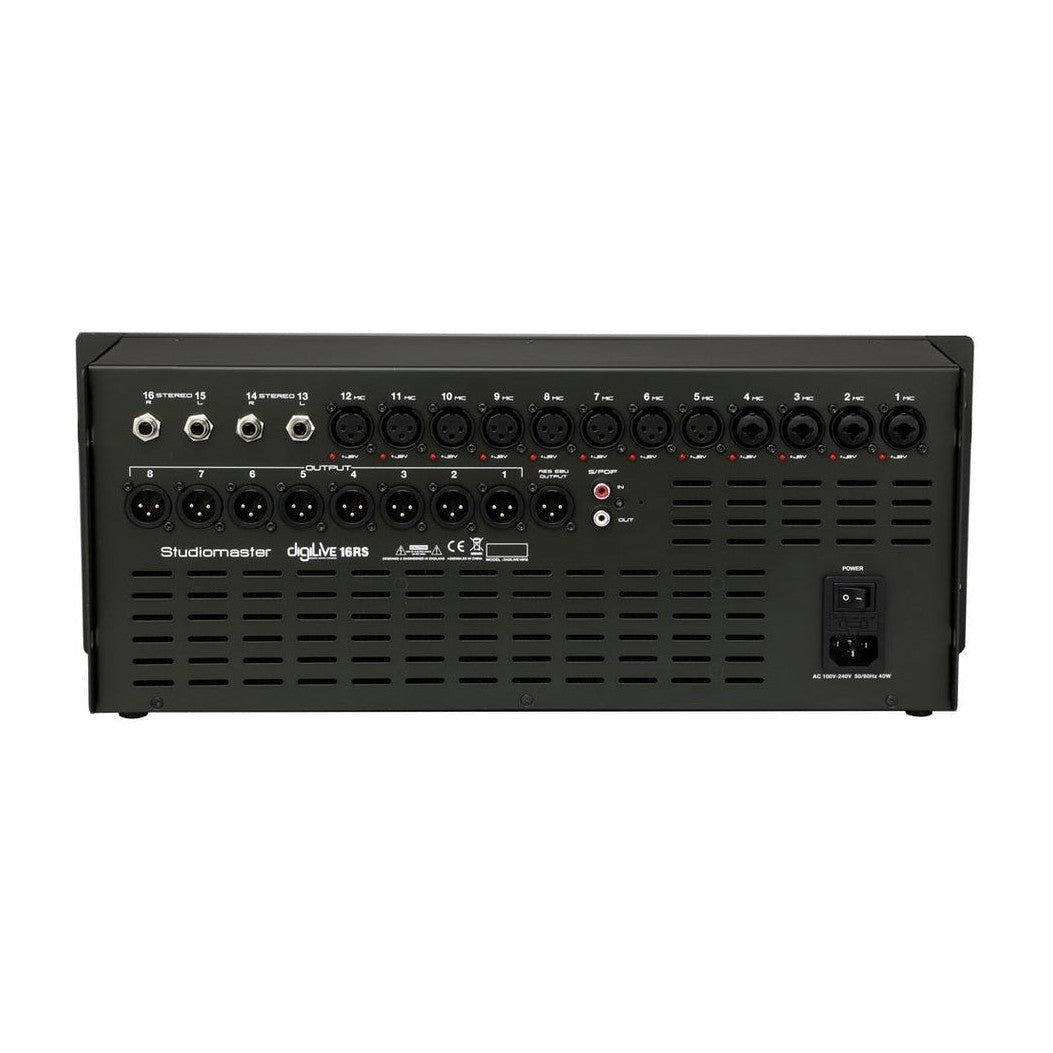 Studiomaster DigiLive 16RS 16-Input Digital WiFi Rack Mixer With Advanced DSP 3
