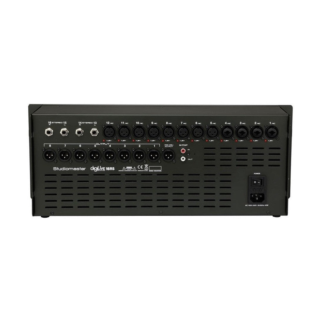 Studiomaster DigiLive 16RS 16-Input Digital WiFi Rack Mixer With Advanced DSP 3