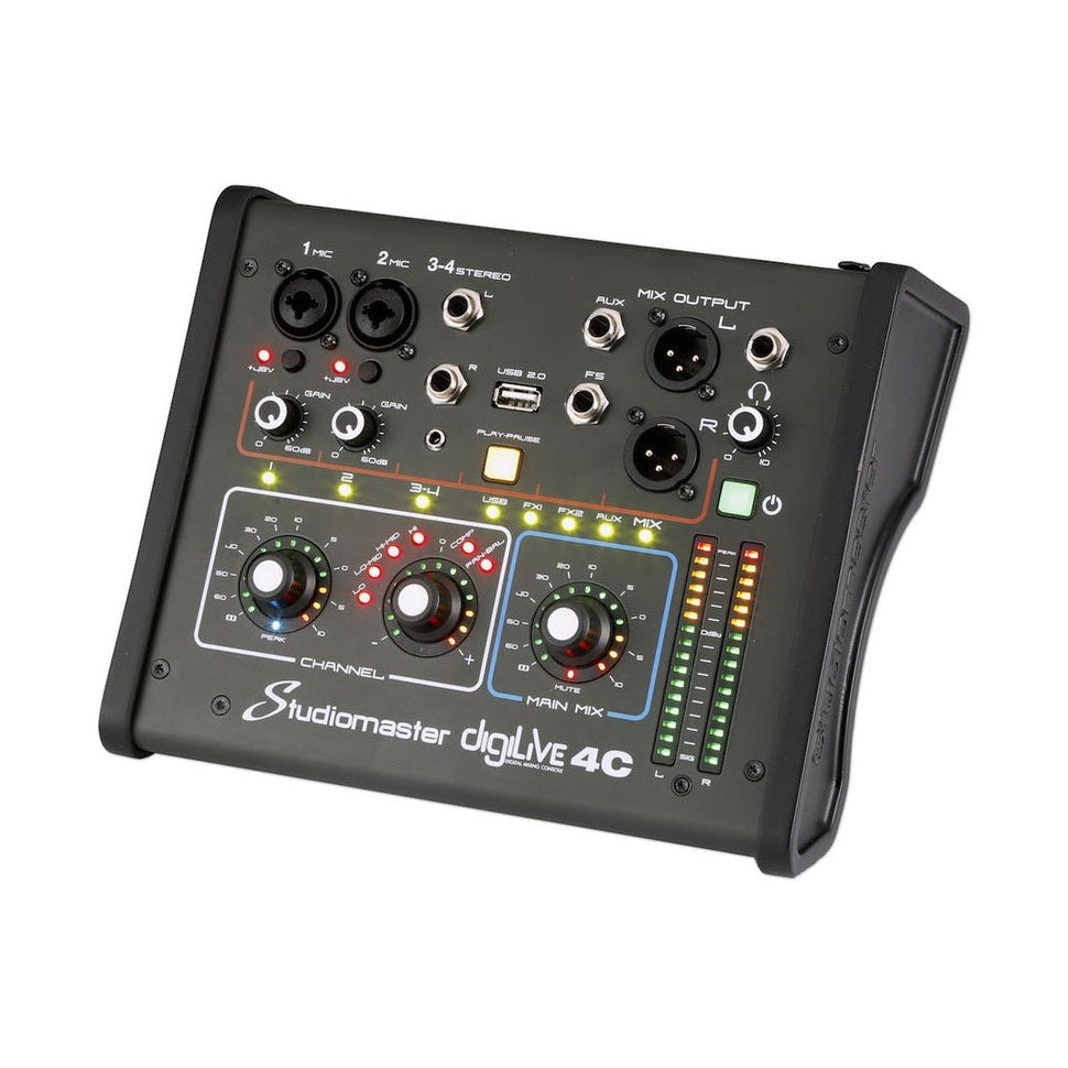 Studiomaster DigiLive 4C 4-Input Digital WiFi Mixer With DSP 3