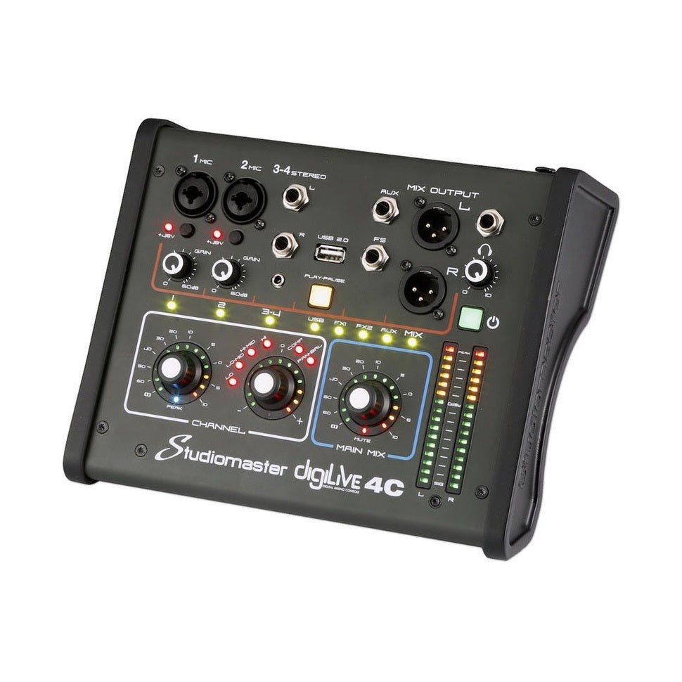 Studiomaster DigiLive 4C 4-Input Digital WiFi Mixer With DSP 3