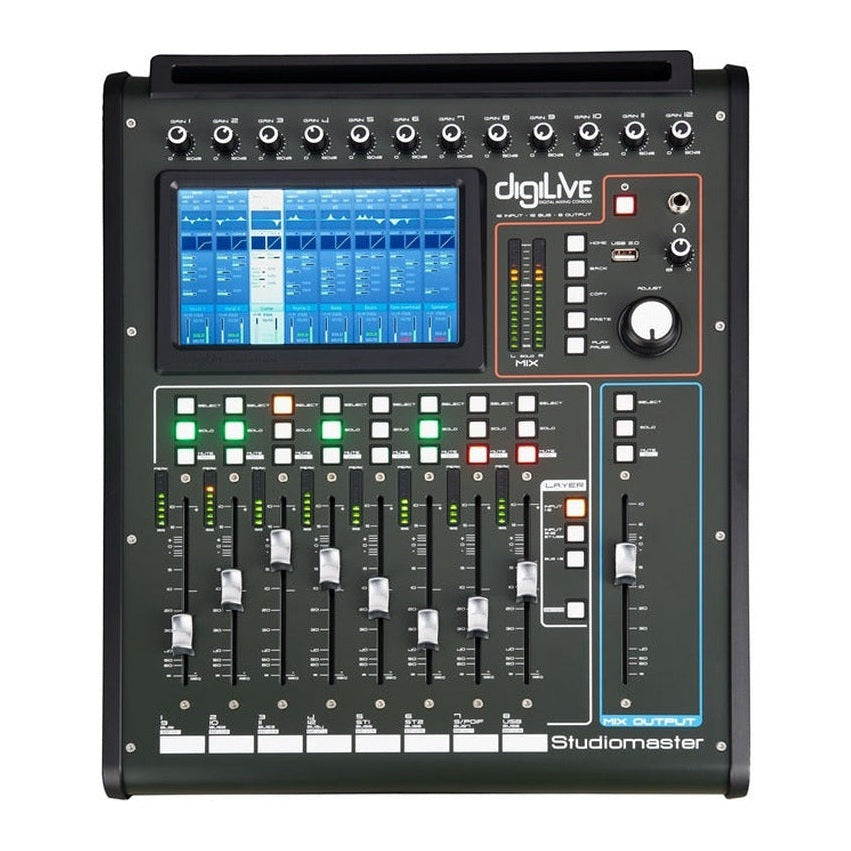 Studiomaster DigiLive 16 16-Input Digital WiFi Mixer With Advanced DSP 1