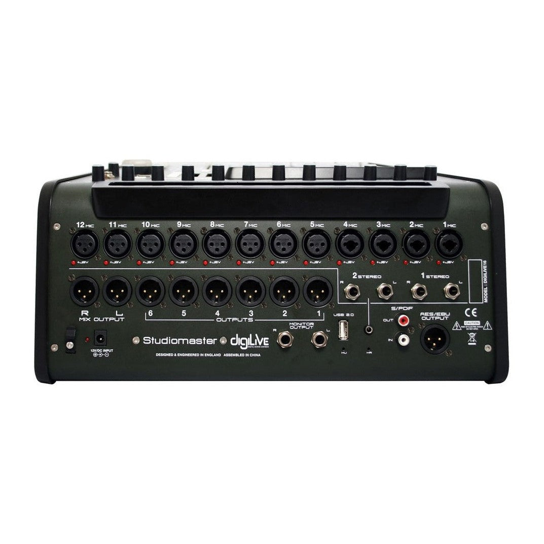 Studiomaster DigiLive 16 16-Input Digital WiFi Mixer With Advanced DSP 3