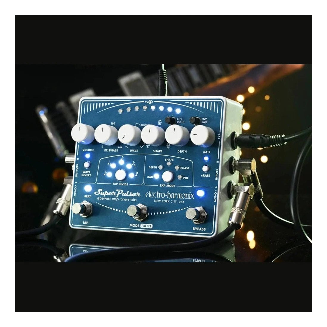 Electro-Harmonix Super Pulsar - Stereo Tap Tremolo Pedal 2